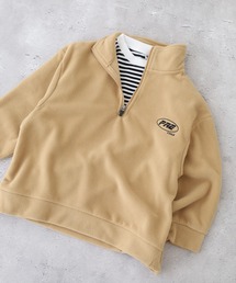 ハーフジップ」に該当するイエロー/黄色系・ボーイズのキッズ