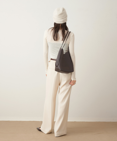 plage（プラージュ）の「SOUPLE LUZ / スープレルース C/C RB C/N L/SL トップス（Tシャツ/カットソー・レディース・アイボリー/ベージュ・FREE）」の8枚目の写真