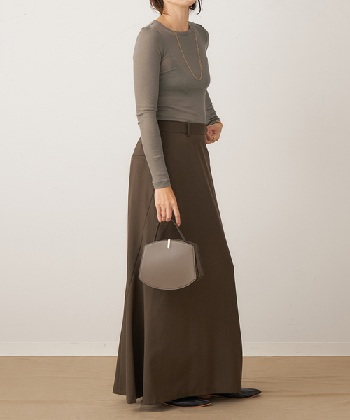 plage（プラージュ）の「SOUPLE LUZ / スープレルース C/C RB C/N L/SL トップス（Tシャツ/カットソー・レディース・アイボリー/ベージュ・FREE）」の13枚目の写真