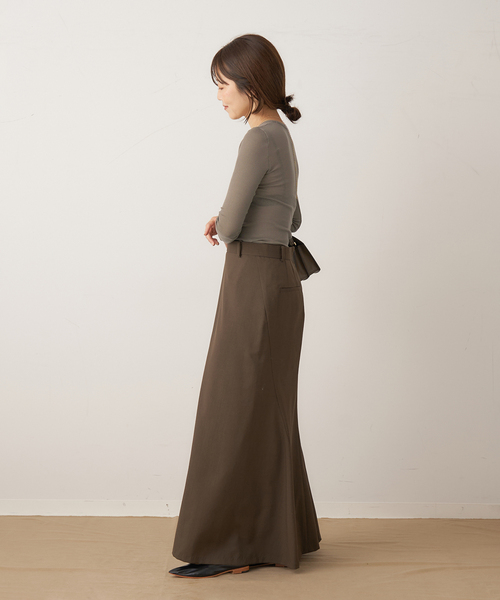 plage（プラージュ）の「SOUPLE LUZ / スープレルース C/C RB C/N L/SL トップス（Tシャツ/カットソー・レディース・アイボリー/ベージュ・FREE）」の14枚目の写真