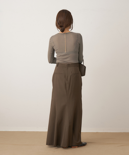 plage（プラージュ）の「SOUPLE LUZ / スープレルース C/C RB C/N L/SL トップス（Tシャツ/カットソー・レディース・アイボリー/ベージュ・FREE）」の15枚目の写真