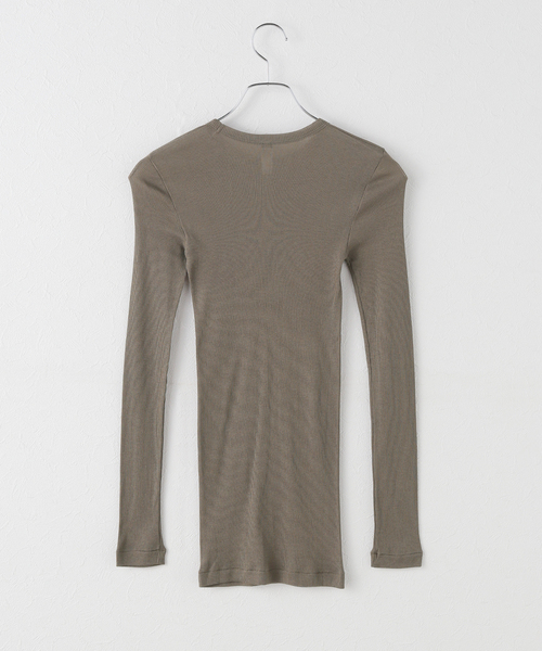 plage（プラージュ）の「SOUPLE LUZ / スープレルース C/C RB C/N L/SL トップス（Tシャツ/カットソー・レディース・アイボリー/ベージュ・FREE）」の20枚目の写真