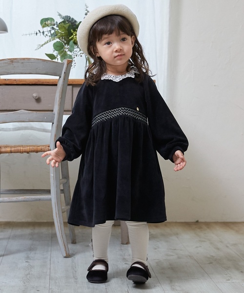 petit main（プティマイン）の「ベレー帽（ハンチング/ベレー帽・キッズ・モカ/ブラック/レッド/アイボリー・54cm/52cm/50cm）」の12枚目の写真