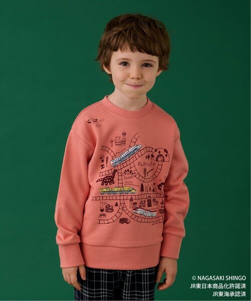 セール】電車線路MAPトレーナー（スウェット）｜kladskap（クレード