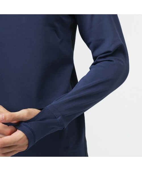 UNDER ARMOUR（アンダーアーマー）の「アンダーアーマー  UAコールドウェザー プロ ロングスリーブ モックネック シャツ（シャツ/ブラウス・メンズ・ブラック/ネイビー・LL/3L/S/M/L）」の7枚目の写真