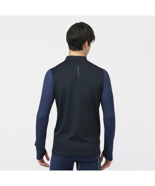 UNDER ARMOUR（アンダーアーマー）の「アンダーアーマー  UAコールドウェザー プロ ロングスリーブ モックネック シャツ（シャツ/ブラウス・メンズ・ブラック/ネイビー・LL/3L/S/M/L）」の4枚目の写真