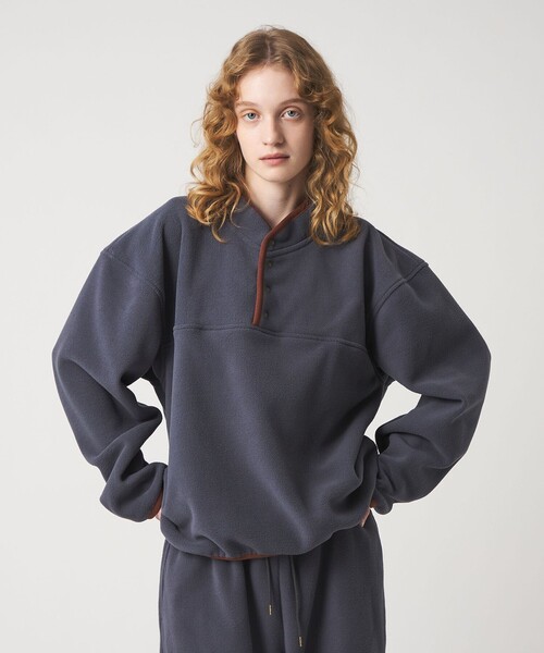 6(ロク)の「<6(ROKU)>フリース プルオーバー(その他トップス・レディース・ダークグレー/パープル・FREE)」の19枚目の写真