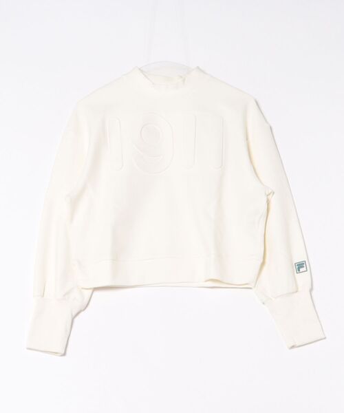 FILA GOLF(フィラゴルフ )の「【FILA GOLF:フィラゴルフ】レディースショート丈ププルオーバースウェット ゴルフ UVカット 保温機能(スウェット・レディース・ブラック/オフホワイト/グレー・MEDIUM/SMALL/LARGE/X-LARGE)」の22枚目の写真