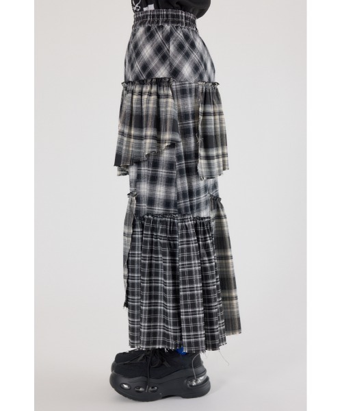 ランダムティアードチェックスカート（スカート）｜RODEO CROWNS WIDE