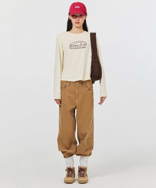 EMIS(イミス)の「CORDUROY PANTS(その他パンツ・レディース・ブルー/ベージュ・SMALL)」の3枚目の写真