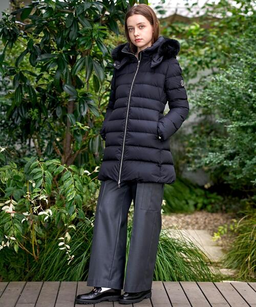 セール】【CLASSY.12月号掲載/フード＆ファー取り外し可】ブルーFOX