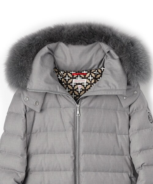 CLASSY.12月号掲載/フード＆ファー取り外し可】ブルーFOXファー