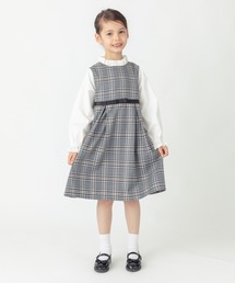 ever closet（エバークローゼット）の「チェック柄 レイヤード ワンピース（ワンピース）」