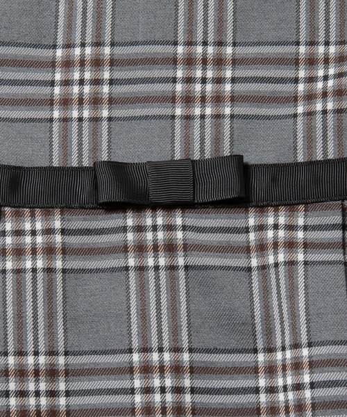 ever closet（エバークローゼット）の「チェック柄 レイヤード ワンピース（ワンピース・キッズ・グレー/ベージュ・90cm/100cm/110cm/120cm/130cm/140cm）」の18枚目の写真