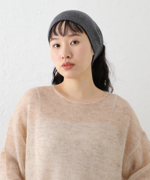 RACAL（ラカル）の「RACAL/ ラカル Cashmere Mix Hair Band（ヘアバンド・レディース・ブラウン/ブラック/チャコールグレー・FREE）」の11枚目の写真