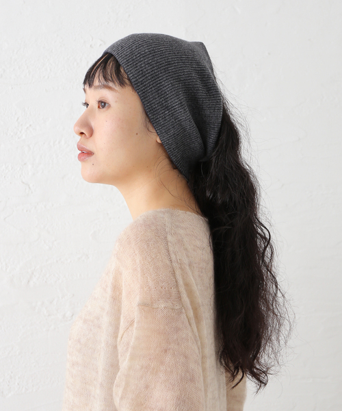 RACAL（ラカル）の「RACAL/ ラカル Cashmere Mix Hair Band（ヘアバンド・レディース・ブラウン/ブラック/チャコールグレー・FREE）」の12枚目の写真