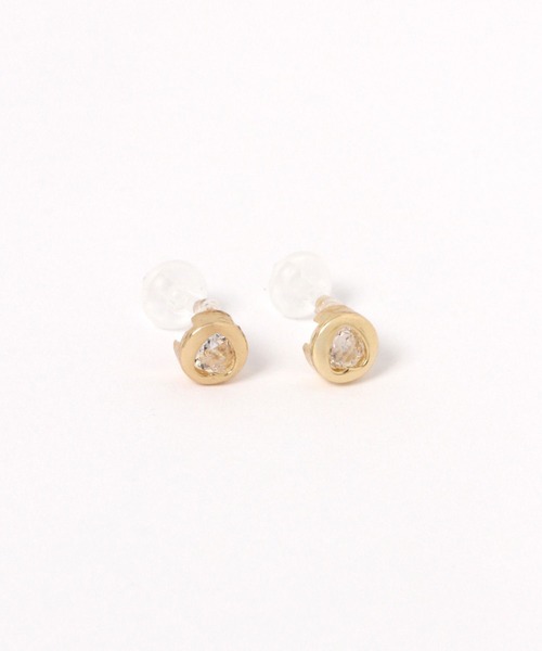 LAKOLE（ラコレ）の「丸ビジュー樹脂ポストピアス / 592920（ピアス（両耳用）・レディース・その他1/その他2・FREE）」の2枚目の写真