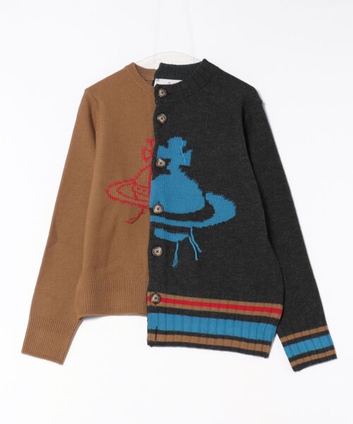 【希少】ヴィヴィアンウエストウッド　フリルカーディガン　ウール　ニット 希少】ヴィヴィアンウエストウッド フリルカーディガン ウール ニット