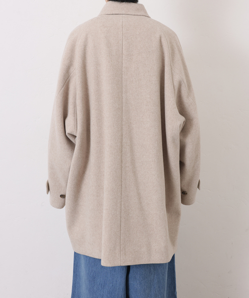 JOURNAL STANDARD LUXE（ジャーナルスタンダード　ラックス）の「パイルモッサ ハーフコート（その他アウター・レディース・ブラック/ベージュ・FREE）」の6枚目の写真