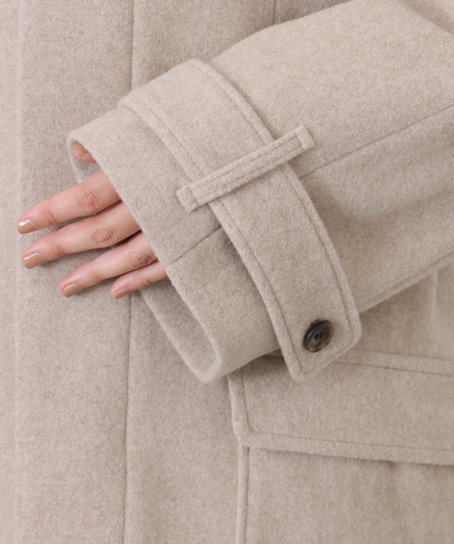 JOURNAL STANDARD LUXE（ジャーナルスタンダード　ラックス）の「パイルモッサ ハーフコート（その他アウター・レディース・ブラック/ベージュ・FREE）」の11枚目の写真