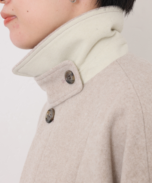 JOURNAL STANDARD LUXE（ジャーナルスタンダード　ラックス）の「パイルモッサ ハーフコート（その他アウター・レディース・ブラック/ベージュ・FREE）」の14枚目の写真