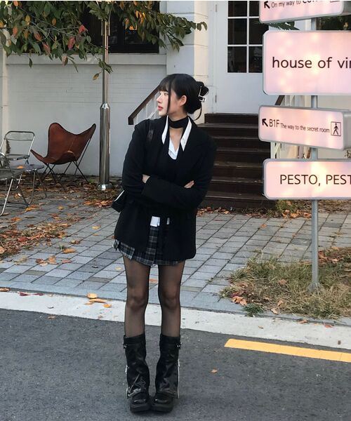 Midnight Move（ミッドナイトムーブ）の「ov jacket [black]（テーラードジャケット・レディース・その他・FREE）」の9枚目の写真