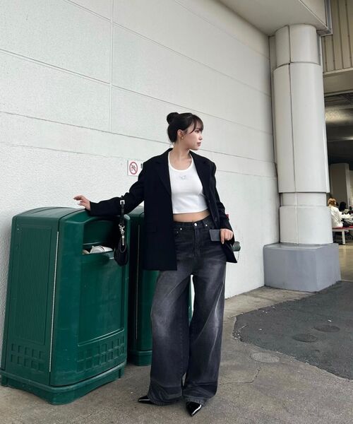 Midnight Move（ミッドナイトムーブ）の「ov jacket [black]（テーラードジャケット・レディース・その他・FREE）」の8枚目の写真