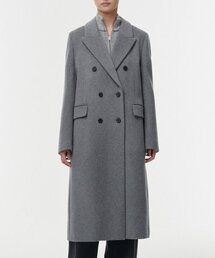 レディースカシミアブレンドチェスターロングコート【ベージュ