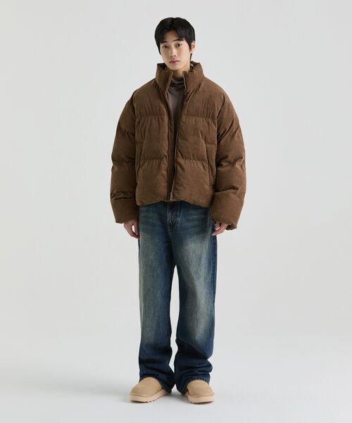 MUSINSA STANDARD（ムシンサスタンダード）の「デイリープファー コーデュロイ ショート パディングジャケット [バロックブラウン]（ダウンジャケット/コート・メンズ・その他・MEDIUM/LARGE/X-LARGE/XX-LARGE/SMALL）」の20枚目の写真