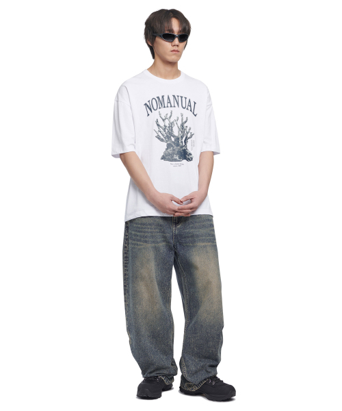 NOMANUAL（NOMANUAL）の「METAL CORAL REEF T-SHIRT - WHITE（Tシャツ/カットソー・レディース・その他・MEDIUM/LARGE/X-LARGE/SMALL）」の3枚目の写真