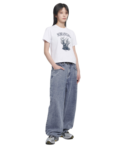 NOMANUAL（NOMANUAL）の「METAL CORAL REEF T-SHIRT - WHITE（Tシャツ/カットソー・レディース・その他・MEDIUM/LARGE/X-LARGE/SMALL）」の5枚目の写真