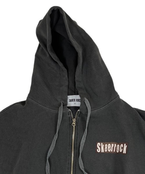 SK8ER ROCK(スケーターロック)の「Pigment Hood Zip-up Vest Stone Charcoal(ベスト・レディース・その他・FREE)」の3枚目の写真