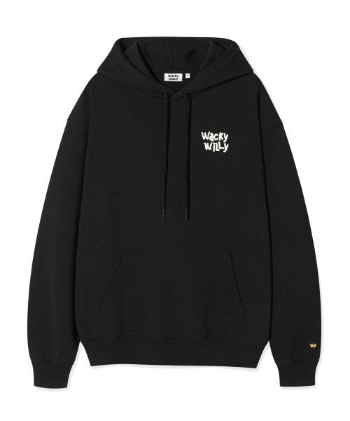 Wacky WiLLy(ワッキーウィリー)の「スケッチグラフィックフードスウェットブラック(パーカー・レディース・その他・SMALL/MEDIUM/LARGE/X-LARGE/X-SMALL)」の2枚目の写真