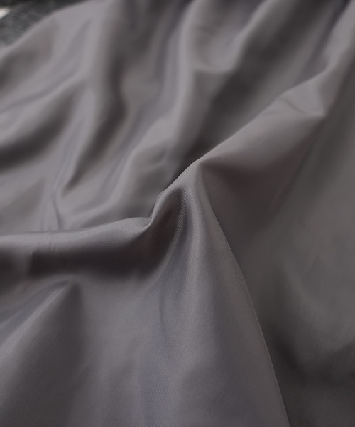 kOhAKU（コハク）の「『ストール付きオーバーサイズコート』（ステンカラーコート・レディース・グレー・FREE）」の7枚目の写真