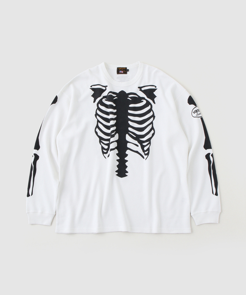 VANSON（ヴァンソン）の「VANSON / ヴァンソン Thermal LS-T（Tシャツ/カットソー・メンズ・ブラック/ホワイト・MEDIUM/LARGE/X-LARGE）」の2枚目の写真