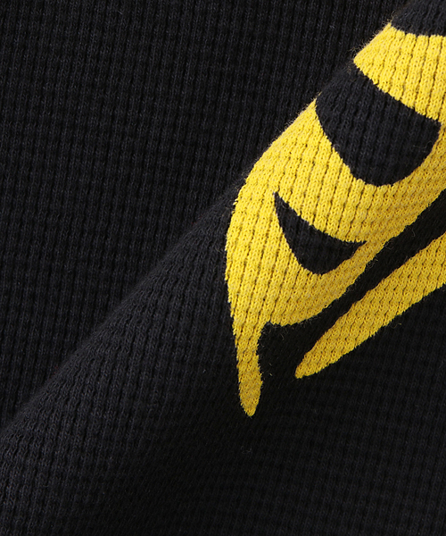 VANSON（ヴァンソン）の「VANSON / ヴァンソン Thermal LS-T（Tシャツ/カットソー・メンズ・ブラック/ホワイト・MEDIUM/LARGE/X-LARGE）」の6枚目の写真