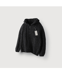ハーフジップ」に該当するメンズのニット/セーター（グレー/灰色系
