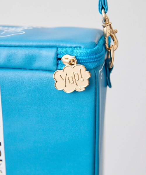 ear PAPILLONNER(イアパピヨネ)の「《別注》【yup!(ヤップ)】PANCAKE BAG/パンケーキボックスバッグ(ハンドバッグ・レディース・ブルー系その他・FREE)」の9枚目の写真