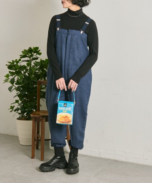 ear PAPILLONNER(イアパピヨネ)の「《別注》【yup!(ヤップ)】PANCAKE BAG/パンケーキボックスバッグ(ハンドバッグ・レディース・ブルー系その他・FREE)」の13枚目の写真