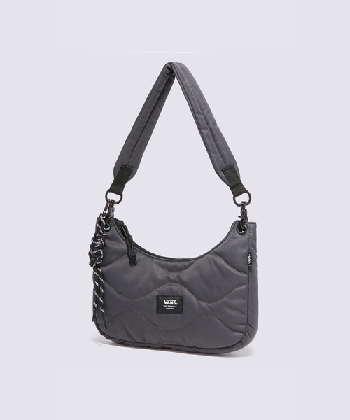 VANS（バンズ）の「キルテッド ショルダーバッグ / QUILTED SHOULDER BAG Asphalt VN000KDF1O71（ショルダーバッグ・レディース・グレー・ONE SIZE）」の2枚目の写真