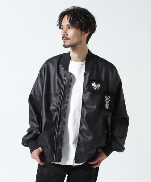 FR(13)NDS（フレンズ）の「FR(13)NDS/フレンズ/パッチ付きMA-1（MA-1・メンズ・ブラック・F）」の11枚目の写真