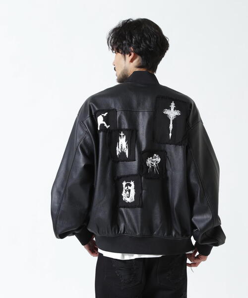 FR(13)NDS（フレンズ）の「FR(13)NDS/フレンズ/パッチ付きMA-1（MA-1・メンズ・ブラック・F）」の12枚目の写真