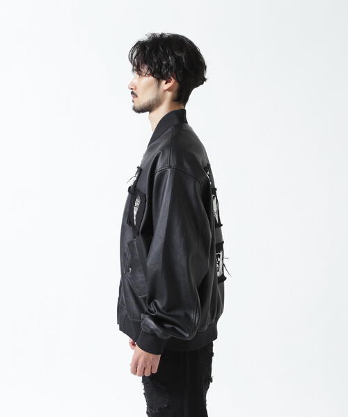 FR(13)NDS（フレンズ）の「FR(13)NDS/フレンズ/パッチ付きMA-1（MA-1・メンズ・ブラック・F）」の13枚目の写真