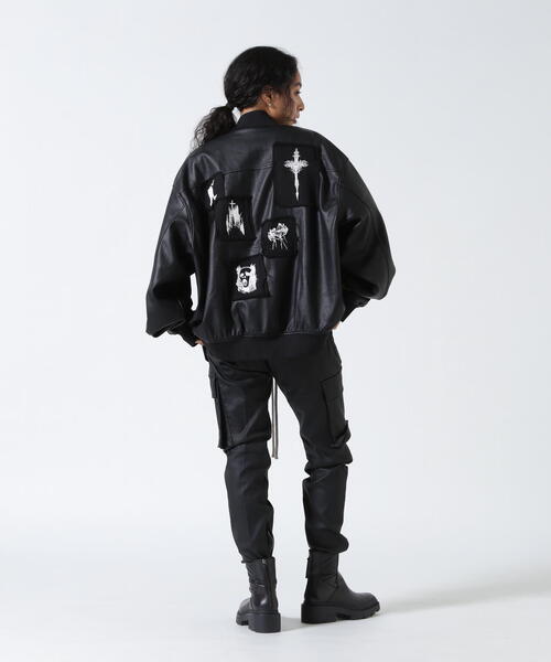 FR(13)NDS（フレンズ）の「FR(13)NDS/フレンズ/パッチ付きMA-1（MA-1・メンズ・ブラック・F）」の6枚目の写真