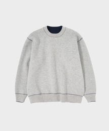 【CASHMERE CASHMERE/カシミヤカシミヤ】CASHMERE REVERSIBLE PULLOVER/カシミヤリバーシブルプルオーバー/ニット