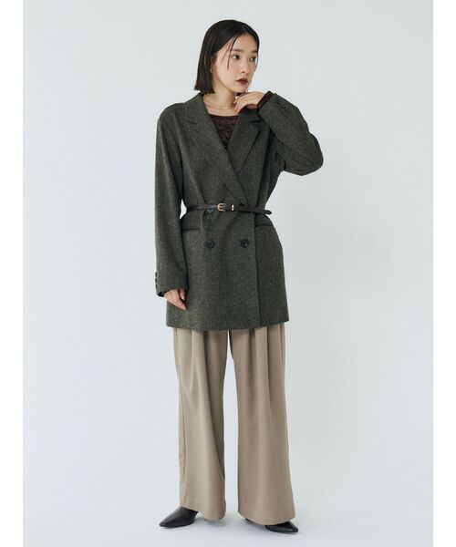 LAGUNAMOON（ラグナムーン）の「2タックワイドパンツ（その他パンツ・レディース・モカ/グレー・SMALL/MEDIUM）」の18枚目の写真