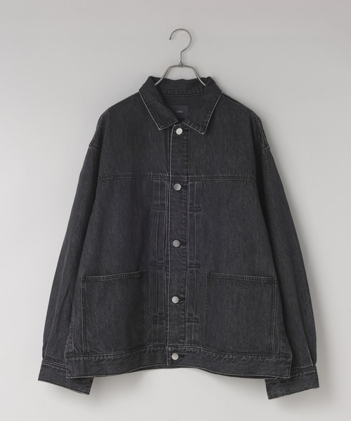 LOWRYS FARM（ローリーズファーム）の「【LFM(U)】DENIMタックジャケット　 606930（デニムジャケット・メンズ・ネイビー/ホワイト/ブラック・MEDIUM/LARGE）」の20枚目の写真