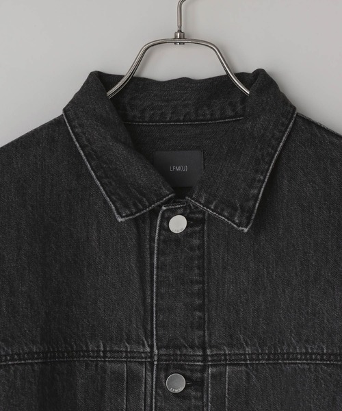 LOWRYS FARM（ローリーズファーム）の「【LFM(U)】DENIMタックジャケット　 606930（デニムジャケット・メンズ・ネイビー/ホワイト/ブラック・MEDIUM/LARGE）」の22枚目の写真