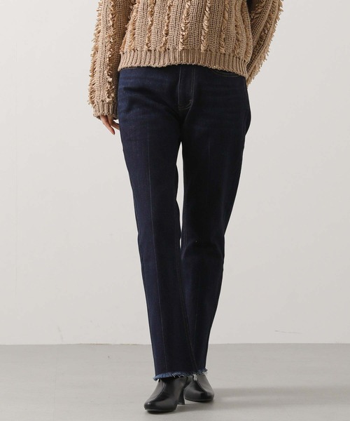 margaux（マルゴー）の「ストレッチフレアデニム（デニムパンツ・レディース・ネイビー系・0/1）」の7枚目の写真