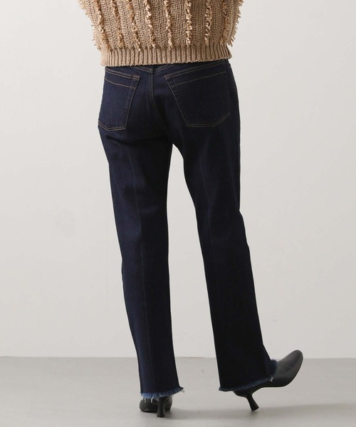 margaux（マルゴー）の「ストレッチフレアデニム（デニムパンツ・レディース・ネイビー系・0/1）」の9枚目の写真
